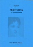 MEDITATION - pour violoncelle et piano