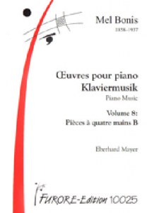 OEUVRES POUR PIANO A QUATRE MAINS B VOL 8