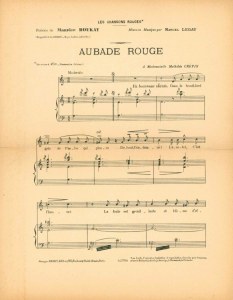 Boukay : Aubade Rouge 