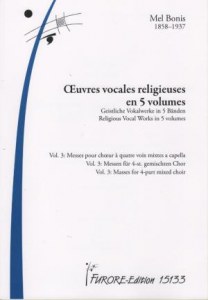 CHOEUR RELIGIEUX Volume 3: Messe pour choeur a capella