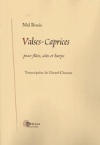 SIX VALSES CAPRICE - Transcription pour trio flûte, alto et harpe