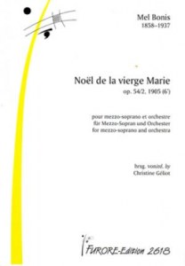 NOEL DE LA VIERGE MARIE pour mezzo-soprano et orchestre